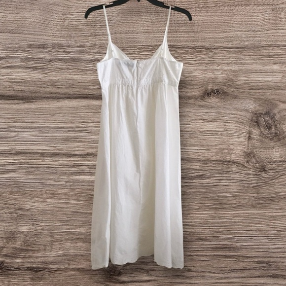 La Redoute Creation White Cotton Slip Dress Size 8 - Picture 2 of 12